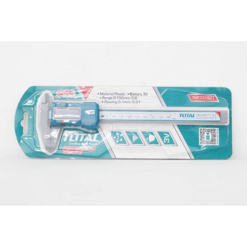 Total TMT331501 Plastic Digital Caliper 150mm (6 Total TMT331501 Plastic Digital Caliper 150mm (6